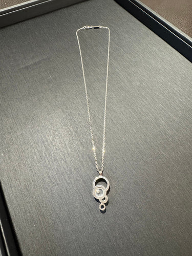 Collier CHOPARD - Collier Happy Diamond or blanc diamant 58 Facettes