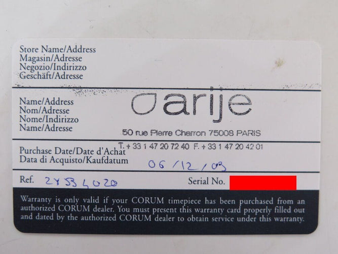 Montre montre CORUM bubble lucifer 28534020 automatique 45 mm chrono ed. limitee 58 Facettes 267771