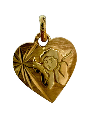 Pendentif Médaille religieuse ange 58 Facettes