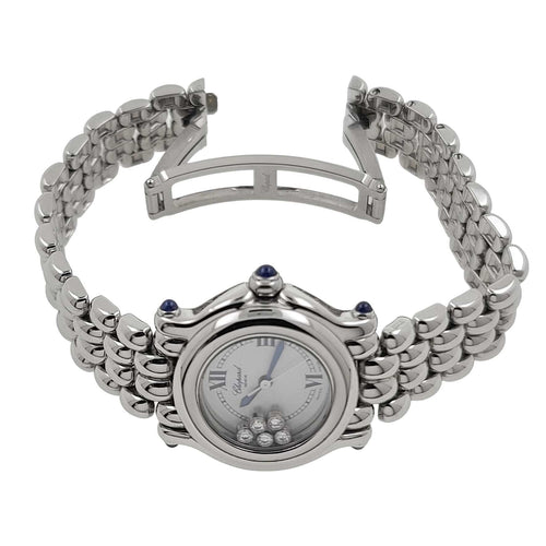 Montre CHOPARD - Happy Sport 5 Diamonds 5 Sapphires 58 Facettes