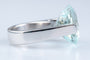 Bague 52 Bague Or blanc 12.69ct Aigue-marine 58 Facettes BGDTSOC379-107