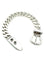 HERMES. Collection "Boucle sellier", bracelet vintage argent MM