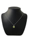 Necklace 18k white gold & peridot necklace 58 Facettes