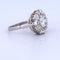 Bague 52 Bague ancienne en or blanc avec diamant 58 Facettes