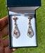 Boucles d'oreilles Boucles d'oreilles de style Art Déco en platine avec diamants et rubis 58 Facettes