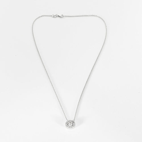 Collier Collier or blanc et diamants 58 Facettes LJ18