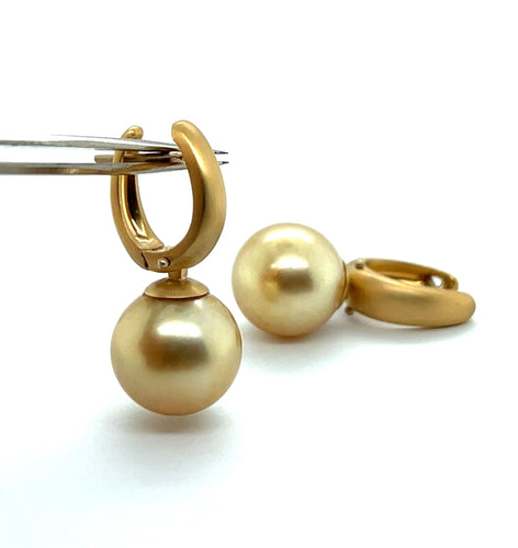 Boucles d'oreilles Boucles D’Oreilles en Perles Champagne et Or Jaune 58 Facettes 380872/Z05HU0U1