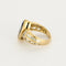 Bague 52 Bague en or jaune, saphir et diamants 58 Facettes REU1044