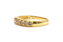 Bague 56 Bague contemporaine or jaune sertie de diamants (+-0.47ct) 58 Facettes 22544
