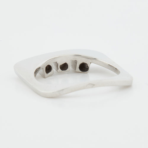 Bague BAGUE EN OR BLANC 18 CARATS 58 Facettes REF 5090/17