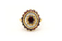 Bague 60 Bague en or jaune sertie de grenats 58 Facettes 22327