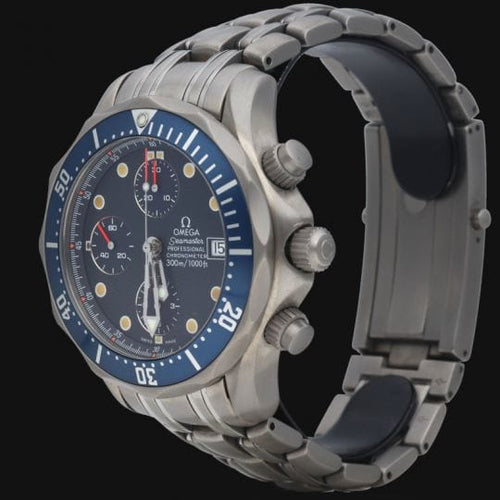 Montre Montre Omega Seamaster Diver 300M Chronographe Titane 58 Facettes MT41632