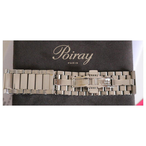 Montre POIRAY - Montre Ma Première Manchette Acier Et Diamants 58 Facettes 284