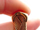 Bracelet vintage bracelet CARTIER double c tisse or jaune 18k jonc 33.3gr   boite 58 Facettes 267461