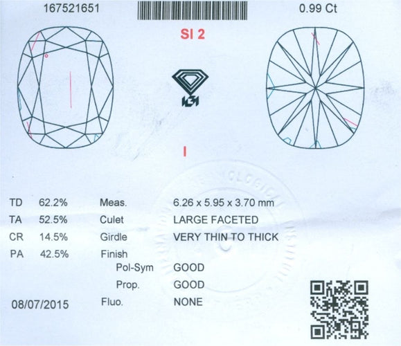 Bague 55 Héritage de l'amour : la bague de fiançailles vintage « Toi et Moi » 58 Facettes 15181-0103