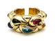 Bague 52 CHOPARD. Collection "Casmir", bague or jaune 18K et pierres de couleur 58 Facettes