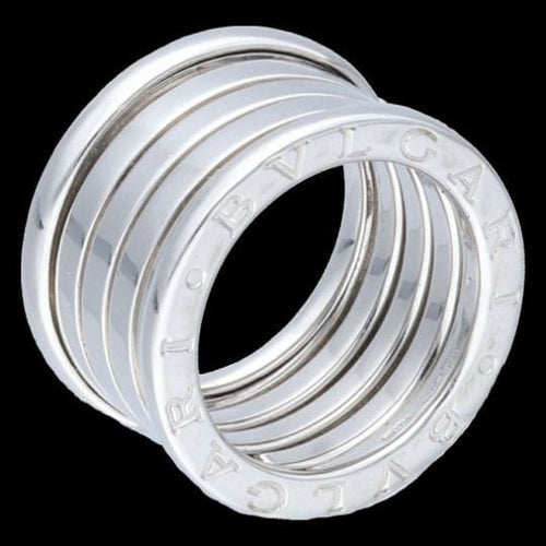 Bague 53 B.Zero1 Or Blanc 5 Rangs 58 Facettes 5010