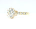 Bague 53 Bague solitaire en or jaune orné d’un diamant 2,67 carats 58 Facettes AB547