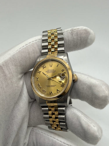 Montre Rolex Datejust 36 Jubilee 2003 58 Facettes