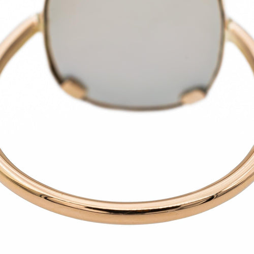 Bague 56 Ginette NY Bague White mop antique Or rose Nacre 58 Facettes 2730190CN