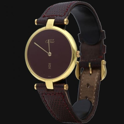 Montre Cartier Montre Must De Cartier Vermeil 58 Facettes MT44365