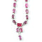 Collier Collier ras-de-cou - Collier ras-de-cou de haute joaillerie en or blanc 18 carats, rubis et diamants 58 Facettes