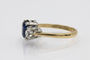 Bague Bague ancienne saphir et diamants en or jaune 18k et platine 58 Facettes 11703