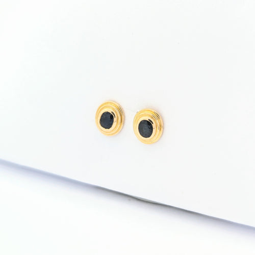 Boucles d'oreilles Boucles d'oreilles en or jaune et saphir 58 Facettes 30063