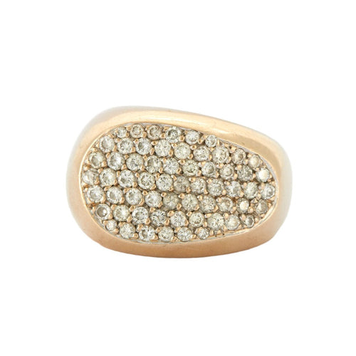 Bague 59 Bague Bandeau Or et Diamants 58 Facettes 4567