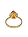 Bague 55.5 Bague or jaune citrine et diamants 58 Facettes