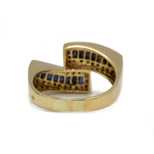 Bague 63 Bague - Or, Diamants & Saphirs 58 Facettes 250117R