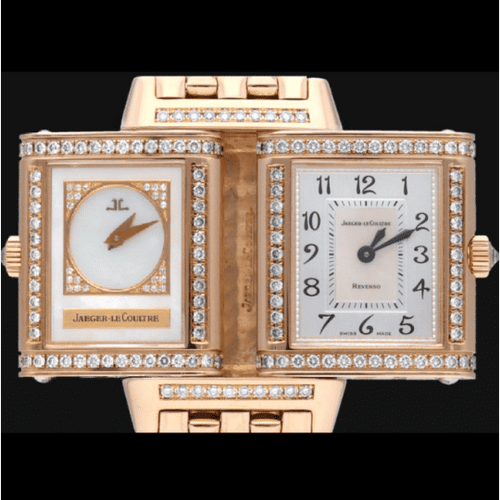 Montre Montre Jaeger LeCoultre Reverso Duetto 58 Facettes MT42468