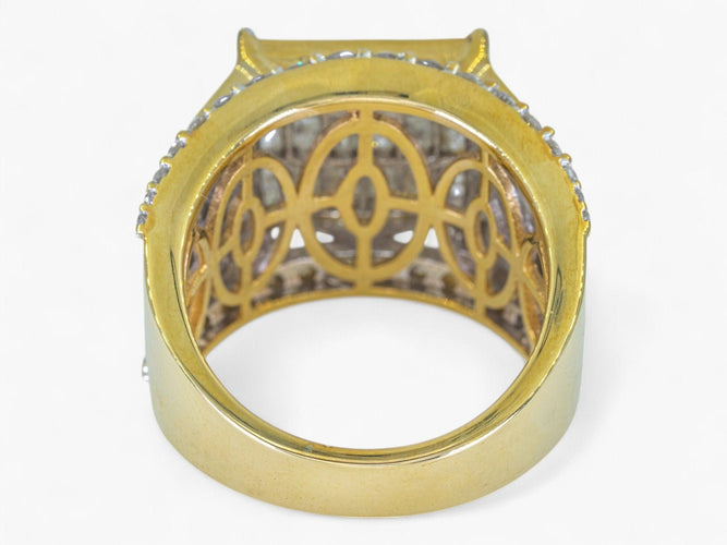 Bague 60 Bague pavage diamants 4,19 carats 58 Facettes AK63