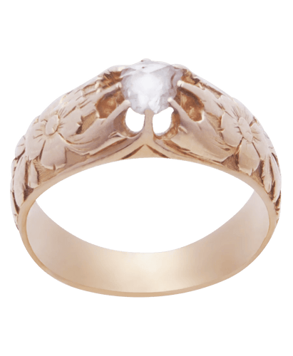 Bague 62 Bague La Sicilienne Or rose 18K Diamant taille rose 58 Facettes BO200201/LASICILIENNE