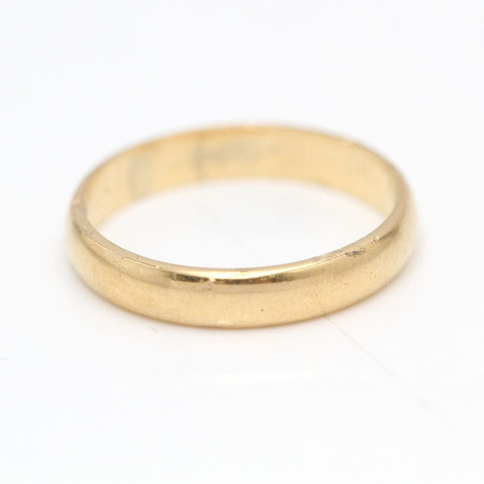 Bague 61 Gold plain wedding ring 58 Facettes E362899A