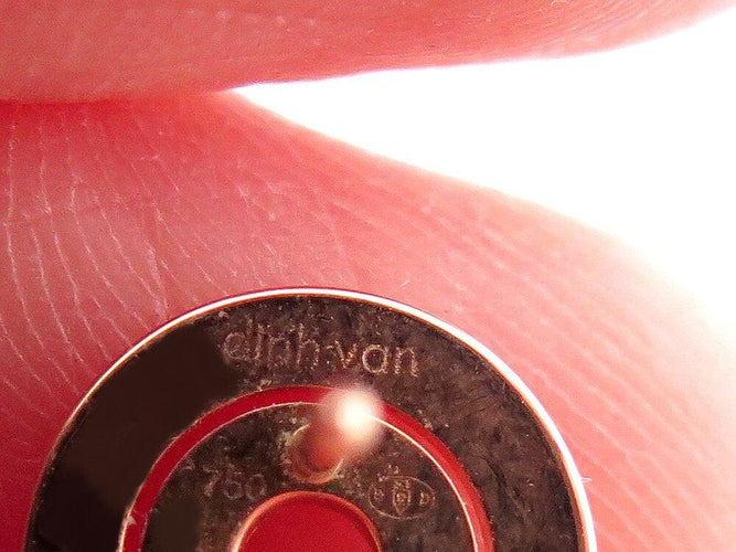 boucles d'oreilles DINH VAN seventies 823215 diamants or 18k s 58 Facettes 265469