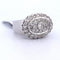 Bague 56 bague vintage en or blanc et diamants 58 Facettes