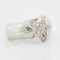 Bague 49 BAGUE ETOILE EN OR BLANC 18 CARATS 58 Facettes REF 3082/13