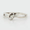 Bague 51 BAGUE EN OR BLANC 18 CARATS 58 Facettes REF 3021/19
