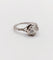 Bague 50 Bague solitaire Art déco en platine et diamant taille ancienne 1,35 carats 58 Facettes A06439