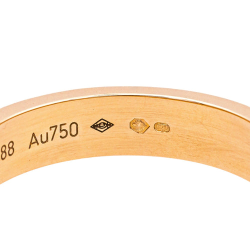 Bague 54 Cartier Bague Alliance C de Cartier Or rose Diamant 58 Facettes 4098664RV