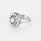 Bague 53 Bague en or blanc et diamants 58 Facettes B250436
