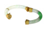 Jade vintage avec garnitures en or 18 carats : les chroniques silencieuses d'un bracelet victorien