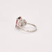 Bague 52 Bague tourmaline rose diamants 58 Facettes