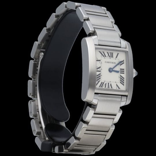 Montre Cartier Montre Tank Francaise Pm 58 Facettes MT40723