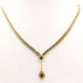 Collier Collier maille anglaise or jaune, saphirs, diamants 58 Facettes