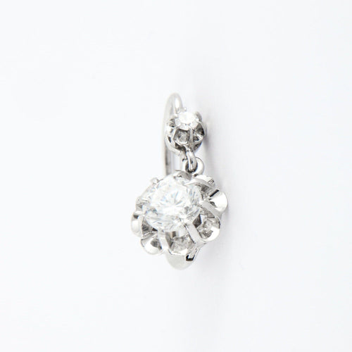Boucles d'oreilles Dormeuses Diamants 58 Facettes
