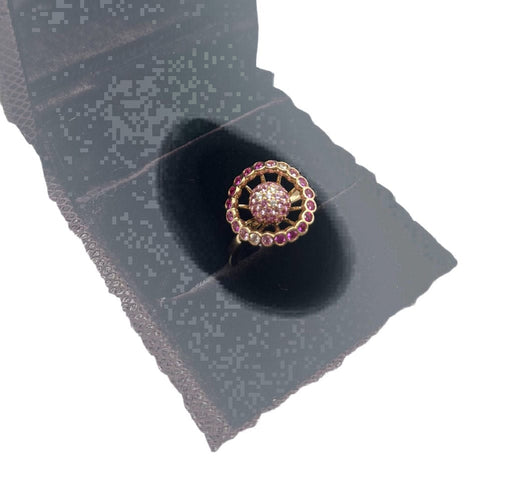 Bague 54 BOUCHERON - Bague "Ma Jolie" Or Rose Saphir Diamants 58 Facettes