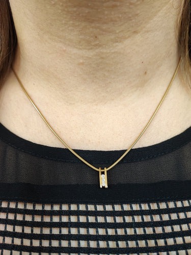 Collier COLLIER TRILOGIE DIAMANTS 58 Facettes Pend.Tri.1021