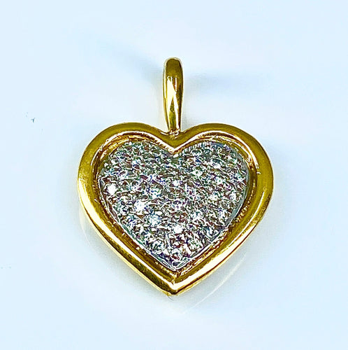 Pendentif Pendentif coeur 34 diamants 58 Facettes AB305